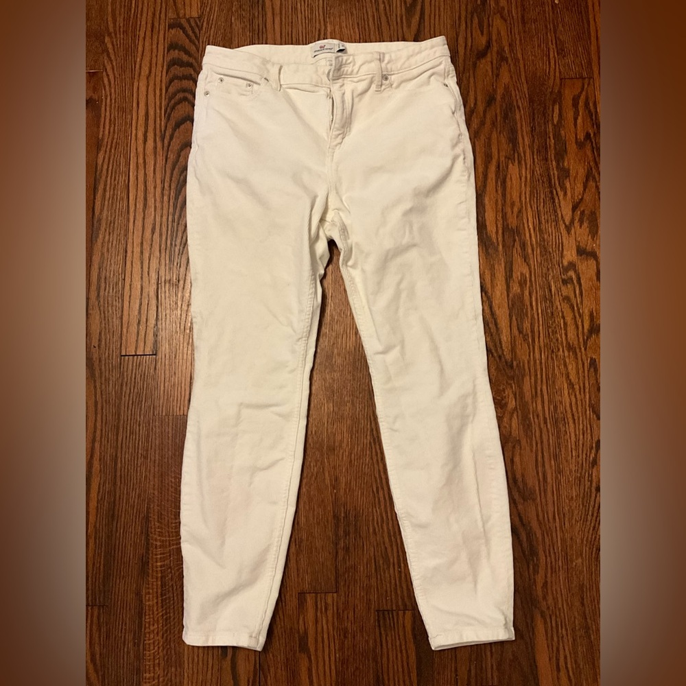 Vineyard Vines Women's Cream Skinny Jeans